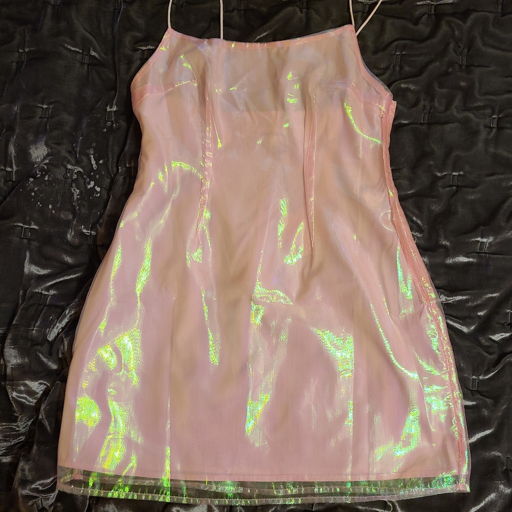 Superdown Rosalind Pink Mini Dress